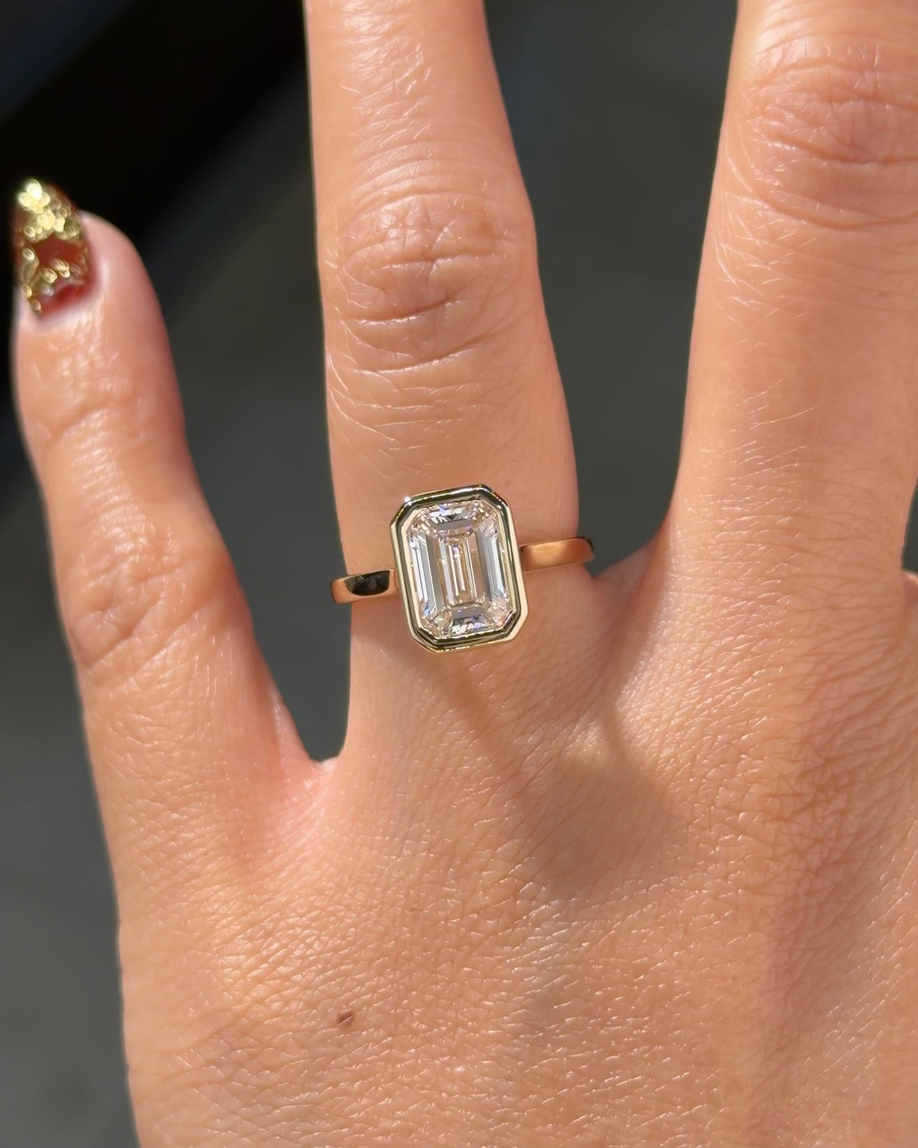2.08ct D-VVS2 Emerald Lab Diamond Casey