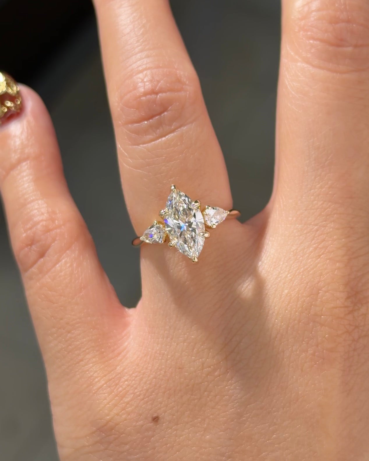 1.76ct D-VVS2 Marquise Lab Diamond Lisa