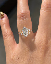 2.04ct F-VVS2 Marquise Lab Diamond Sarah