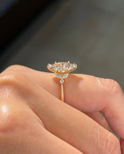 2.04ct F-VVS2 Marquise Lab Diamond Sarah