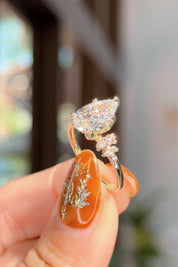 2.07ct D-VS1 Pear Lab Diamond Nova