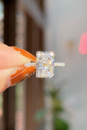 4.04ct D-VS1 Radiant Lab Diamond Stephanie
