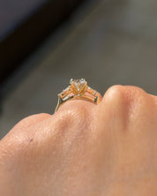 1.50ct F-VS1 Oval Lab Diamond Sarah