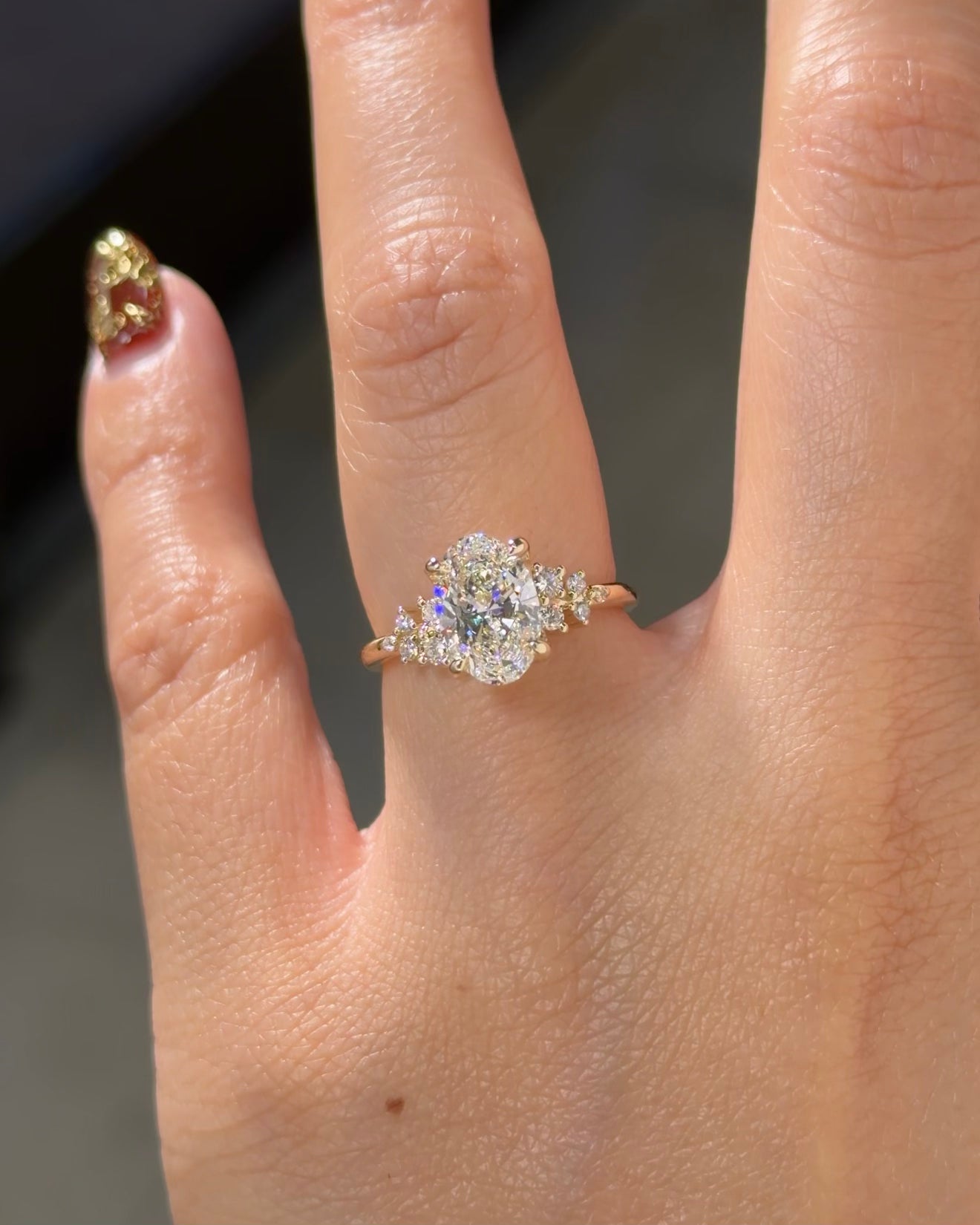 1.76ct E-VVS2 Oval Lab Diamond Nova