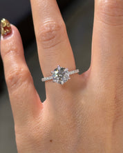 2.01ct E-VS1 Round Lab Diamond Samantha
