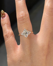 1.23ct E-VS1 Marquise Lab Diamond Lindsey