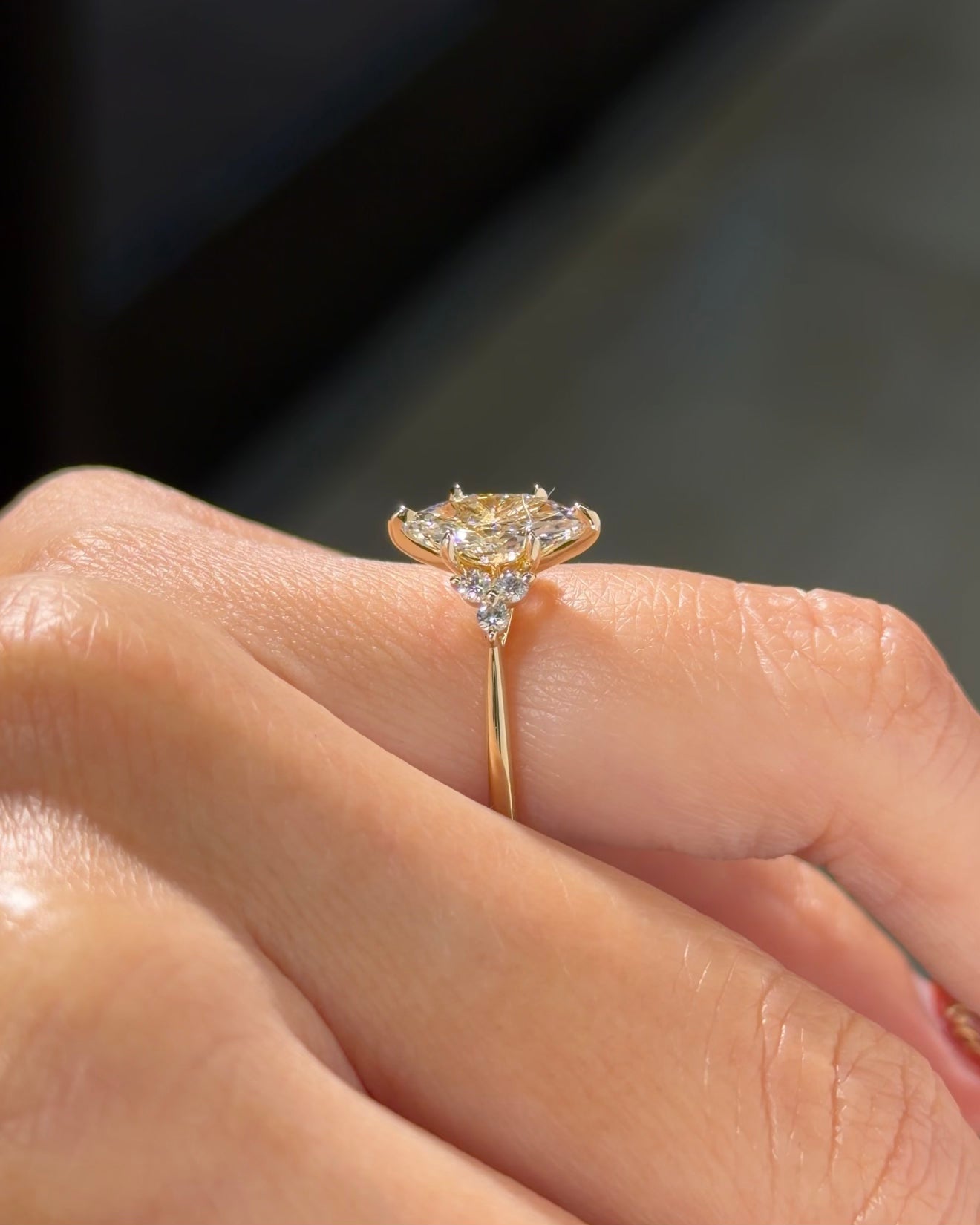 1.23ct E-VS1 Marquise Lab Diamond Lindsey