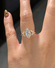 2.03ct F-VVS2 Marquise Lab Diamond Vanessa