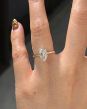 1.71ct E-VS1 Marquise Lab Diamond Juliette