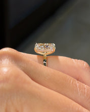 6.01ct F-VVS2 Radiant Lab Diamond Flat Kayla