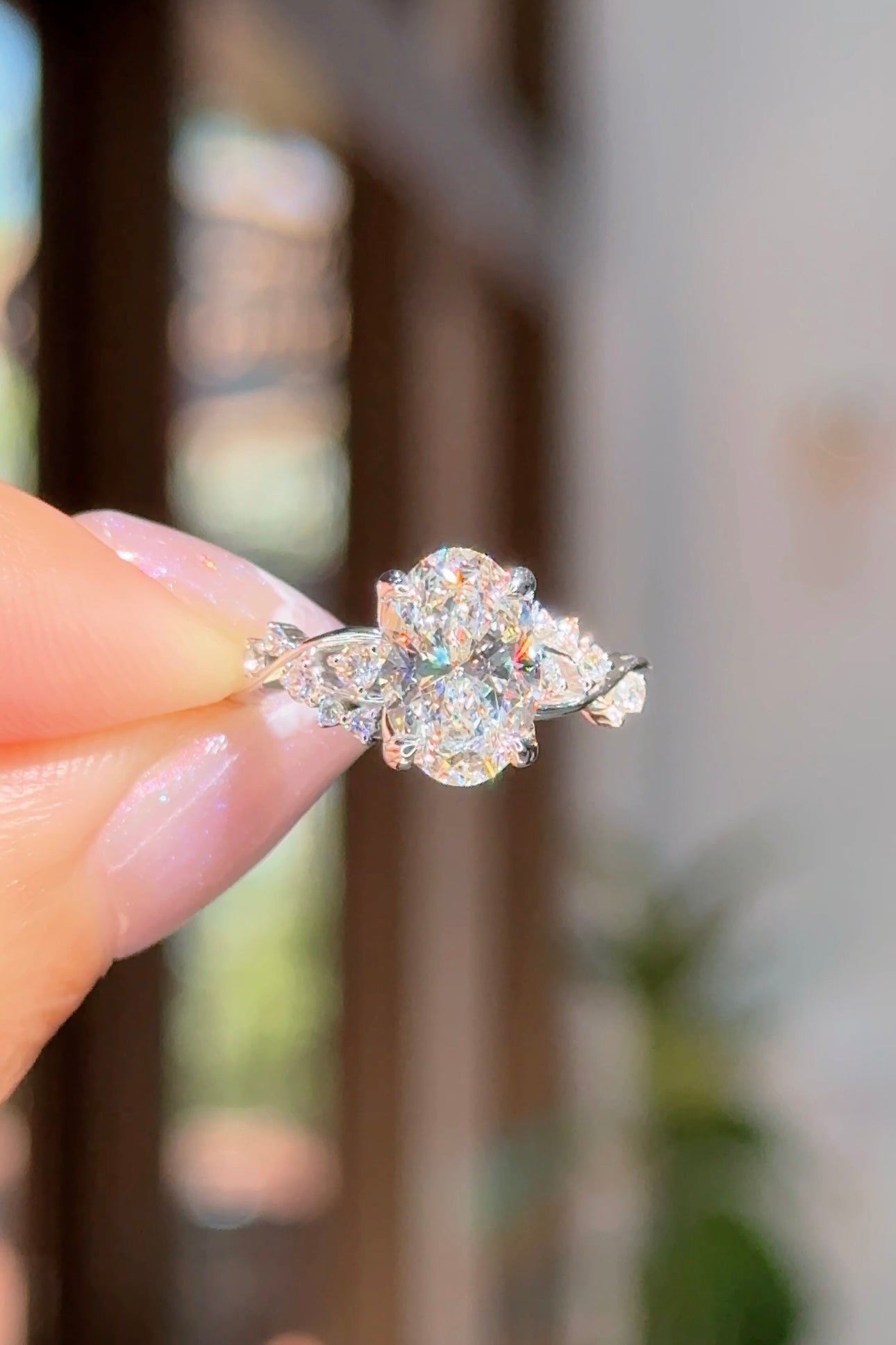 2.02ct D-VS1 Oval Lab Diamond Ariel