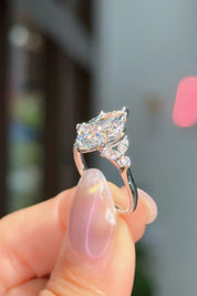2.36ct D-VS1 Marquise Lab Diamond Sarah