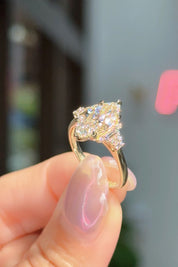 2.06ct D-VS1 Marquise Lab Diamond Marilyn