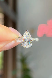 3.05ct E-VS1 Pear Lab Diamond Stella