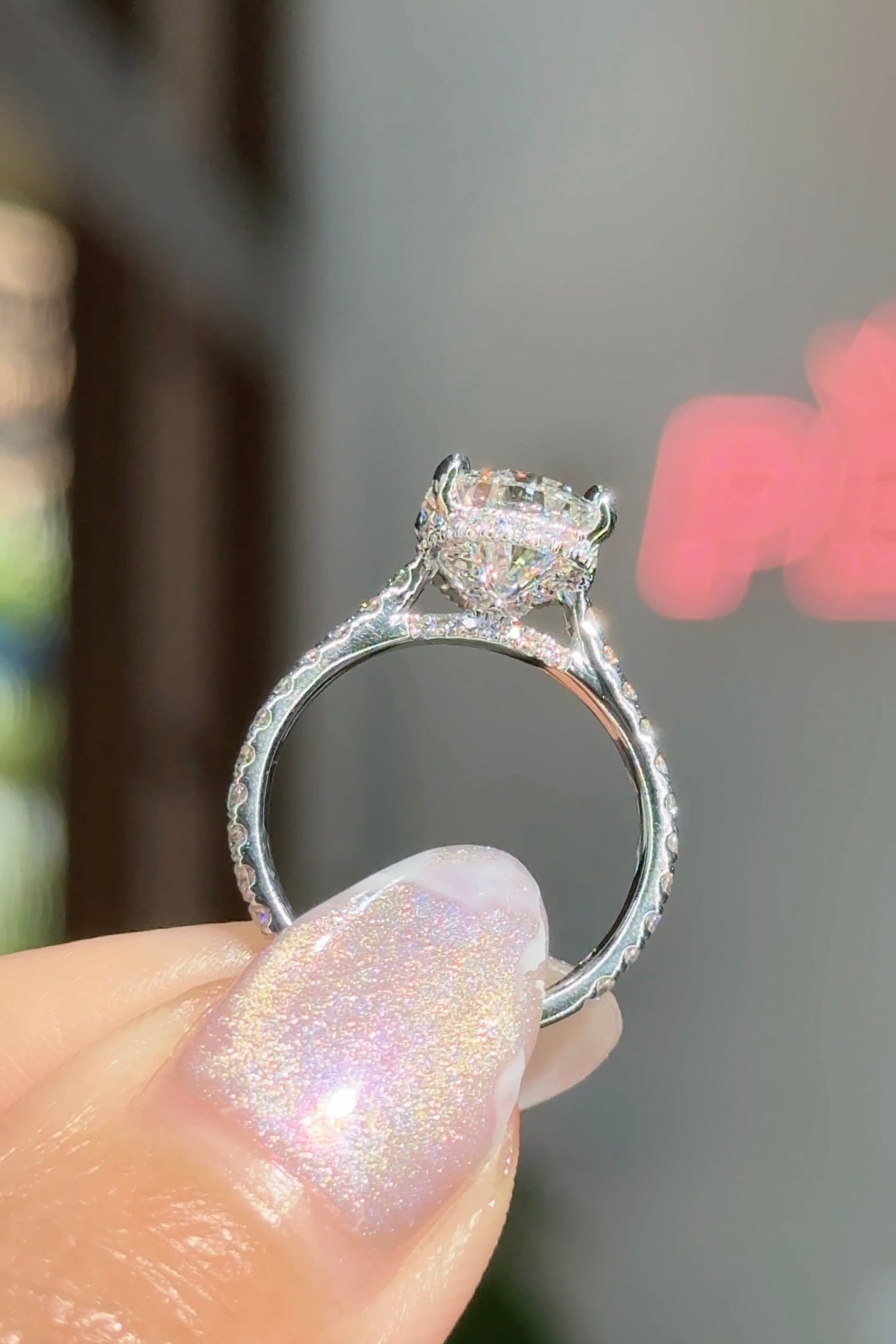 3.05ct E-VS1 Pear Lab Diamond Stella