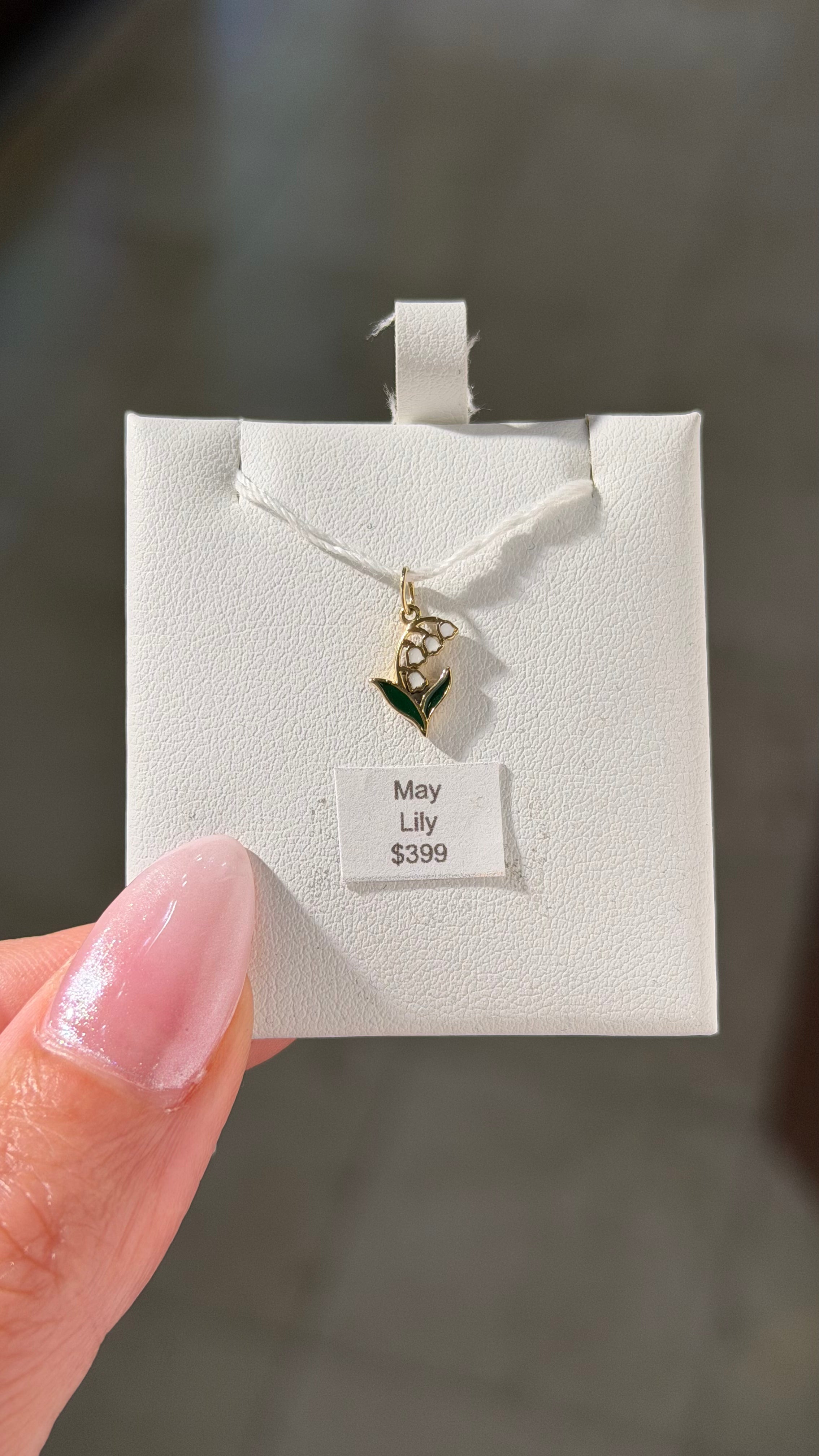 Lily of the Valley Charm