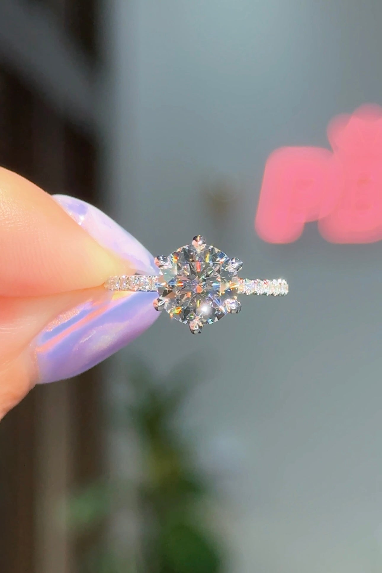2.01ct D-VS1 Round Lab Diamond Samantha