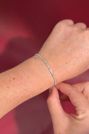 2ct Tennis Bracelet White Gold