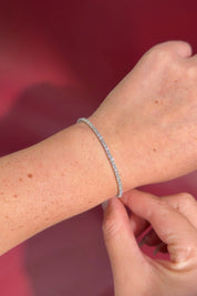 3ct Tennis Bracelet White Gold