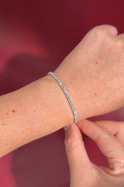 4ct Tennis Bracelet White Gold