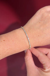 4ct Tennis Bracelet Yellow Gold