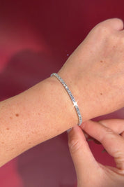 5ct Tennis Bracelet White Gold