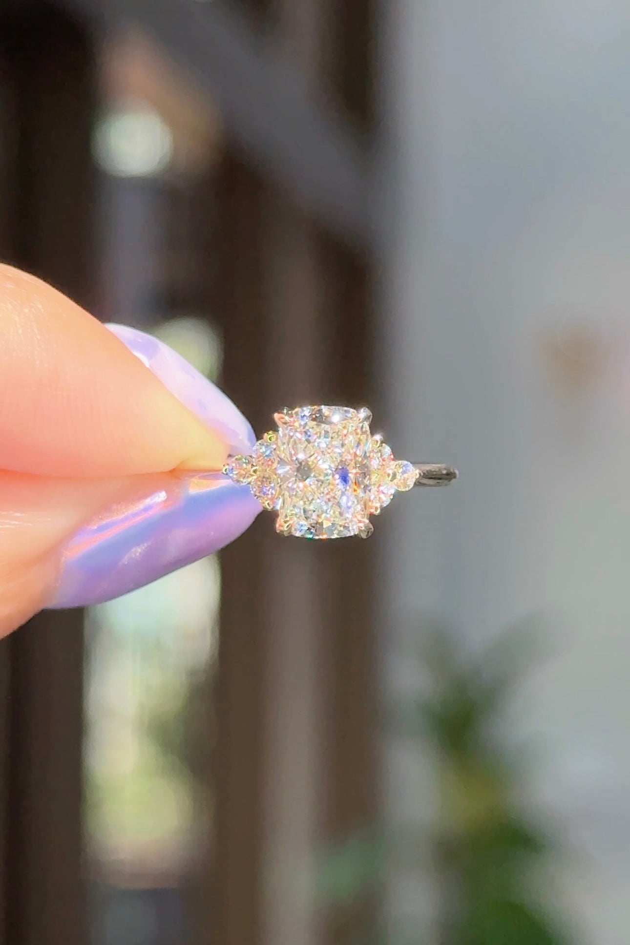 1.54ct E-VS1 Cushion Lab Diamond Lindsey