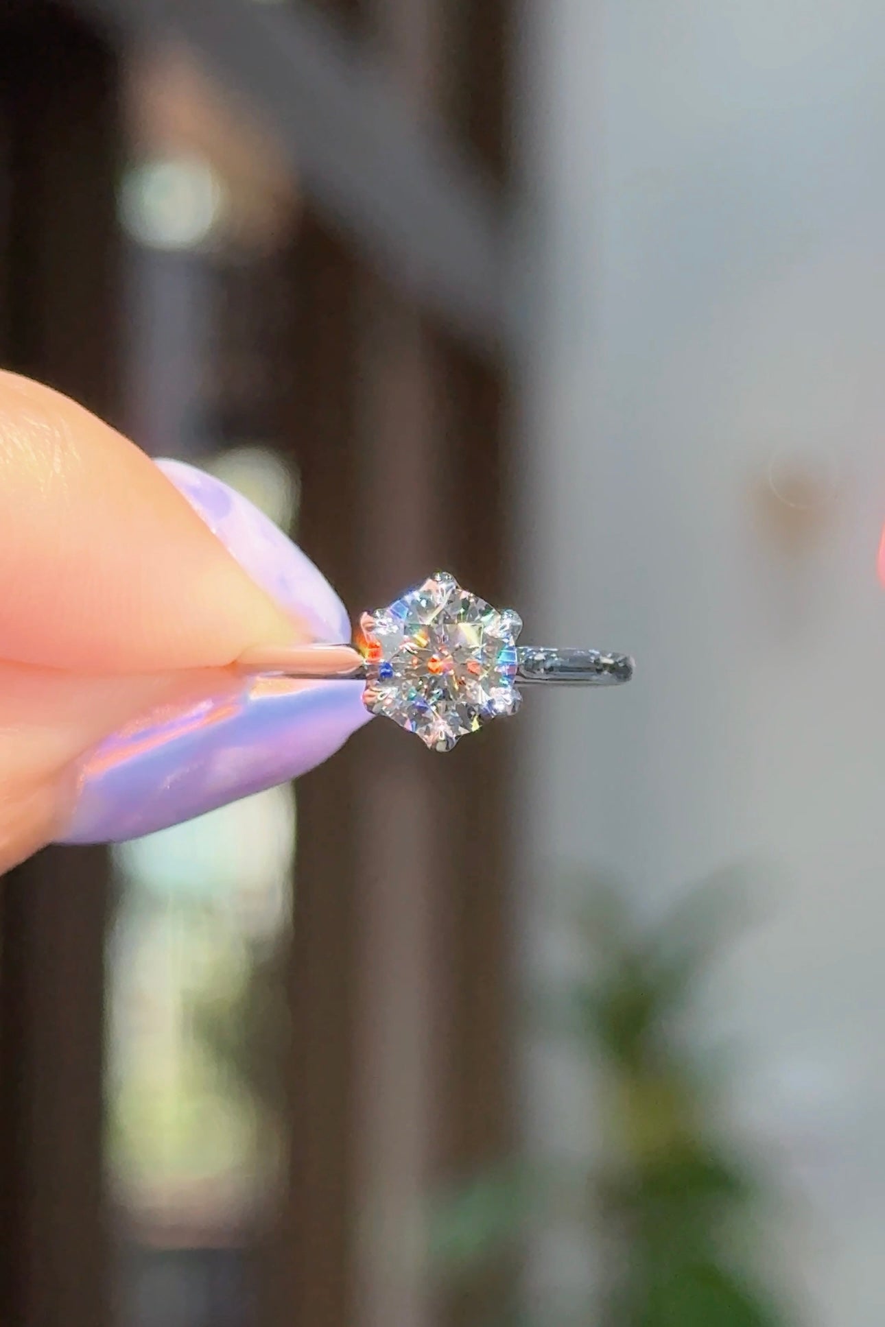 1.21ct D-VS1 Round Lab Diamond Victoria