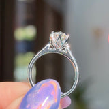 1.21ct D-VS1 Round Lab Diamond Victoria