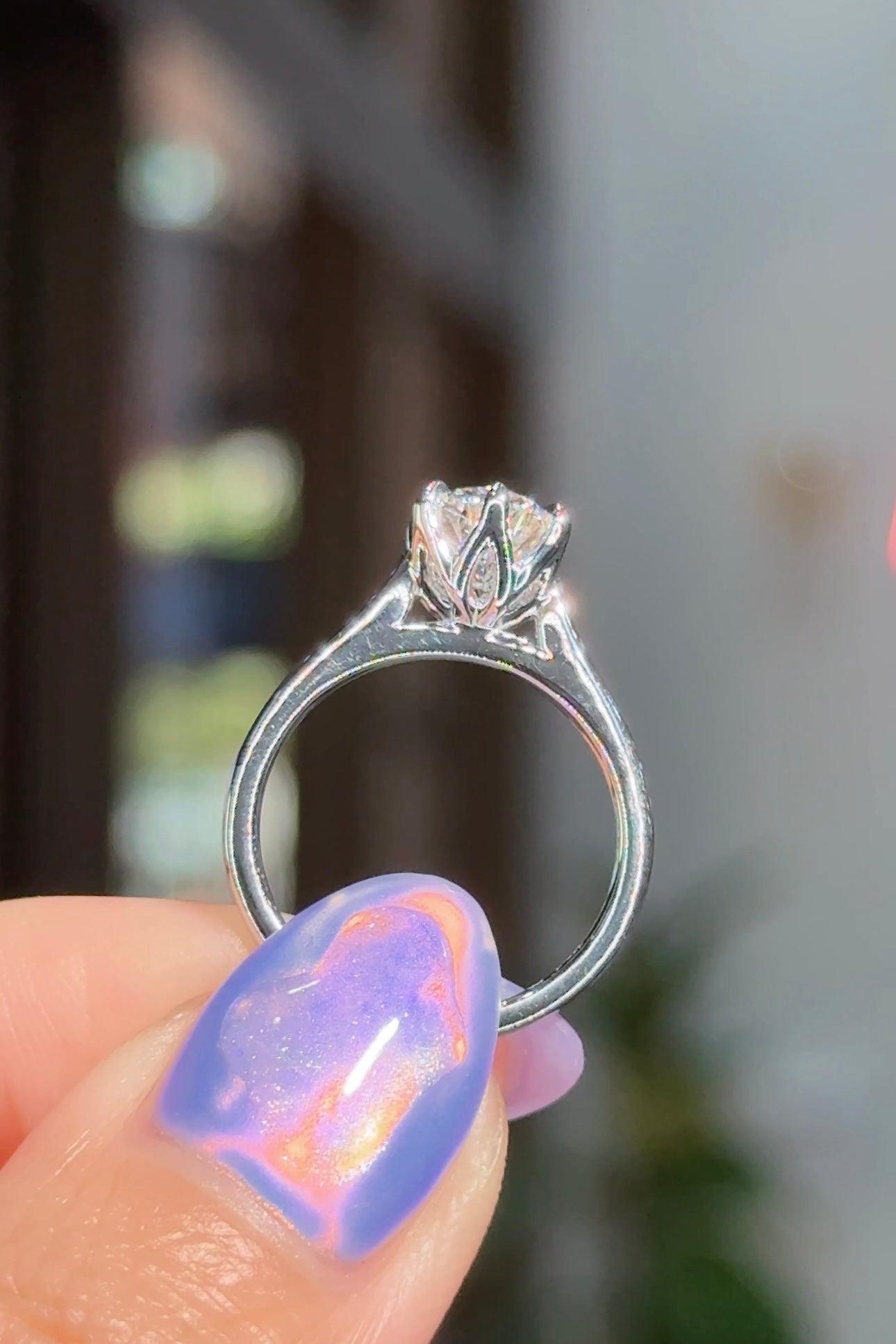 1.21ct D-VS1 Round Lab Diamond Victoria