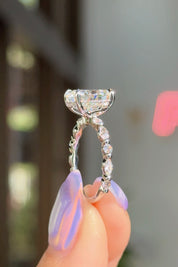 3.06ct E-VS1 Oval Lab Diamond Rei
