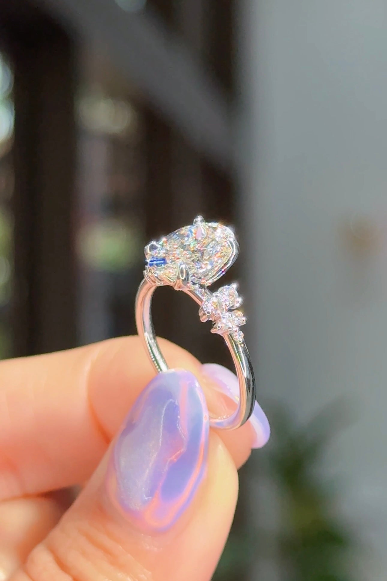 2.02ct E-VS1 Oval Lab Diamond Nova