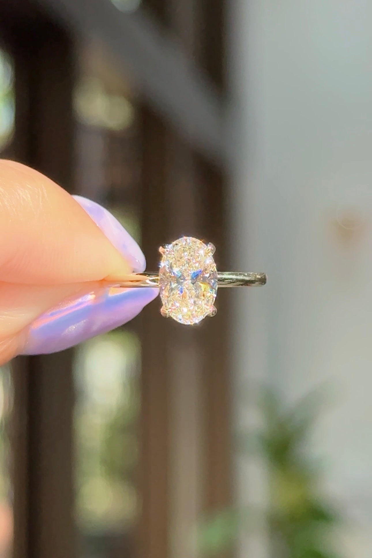 1.55ct E-VVS2 Oval Lab Diamond Kayla