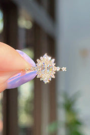 1.36ct F-VVS2 Oval Lab Diamond Kaia