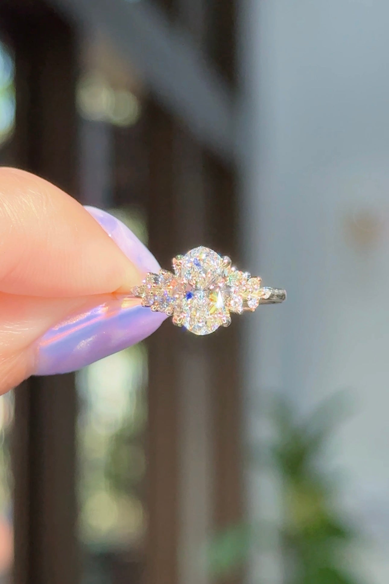 1.34ct D-VS1 Oval Lab Diamond Nova