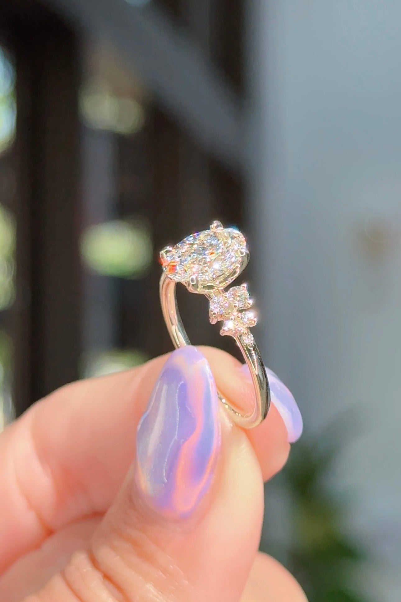 1.34ct D-VS1 Oval Lab Diamond Nova