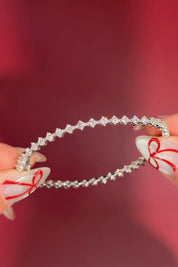 North Star Tennis Bracelet White Gold