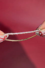 3ct Tennis Bracelet Rose Gold