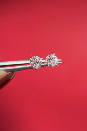 1.00ct D-VVS1 Core Round Lab Diamond Martini Studs