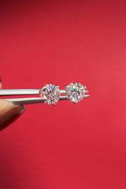 1.42ct D-VVS1 Core Round Lab Diamond Martini Studs