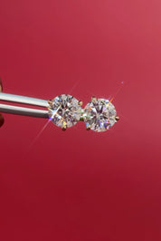 3.50ct Core Round Lab Diamond Martini Studs