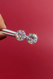 4.02ct Core Round Lab Diamond Martini Studs