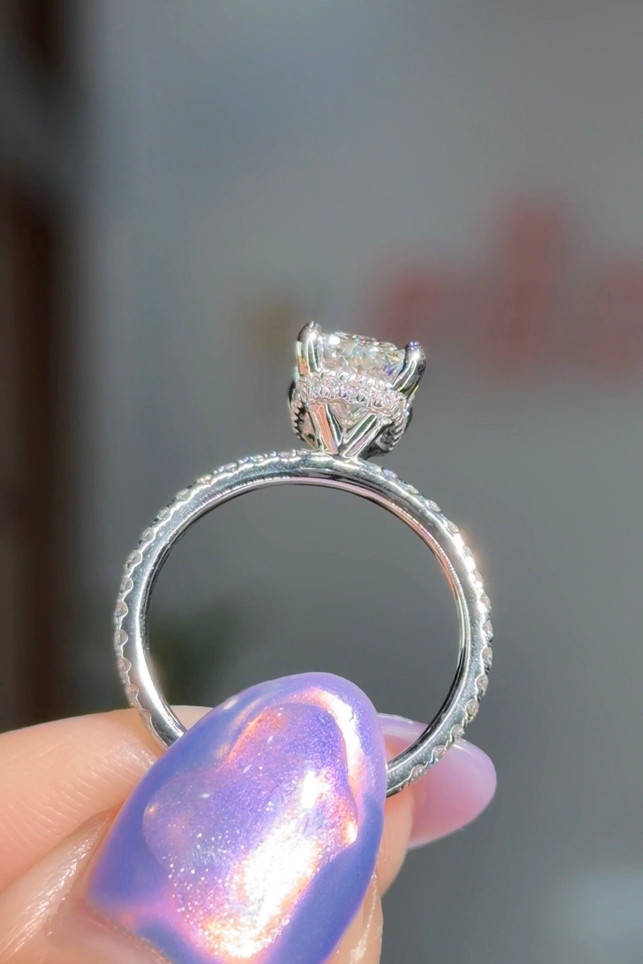 2.03ct E-VS1 Cushion Lab Diamond Stephanie