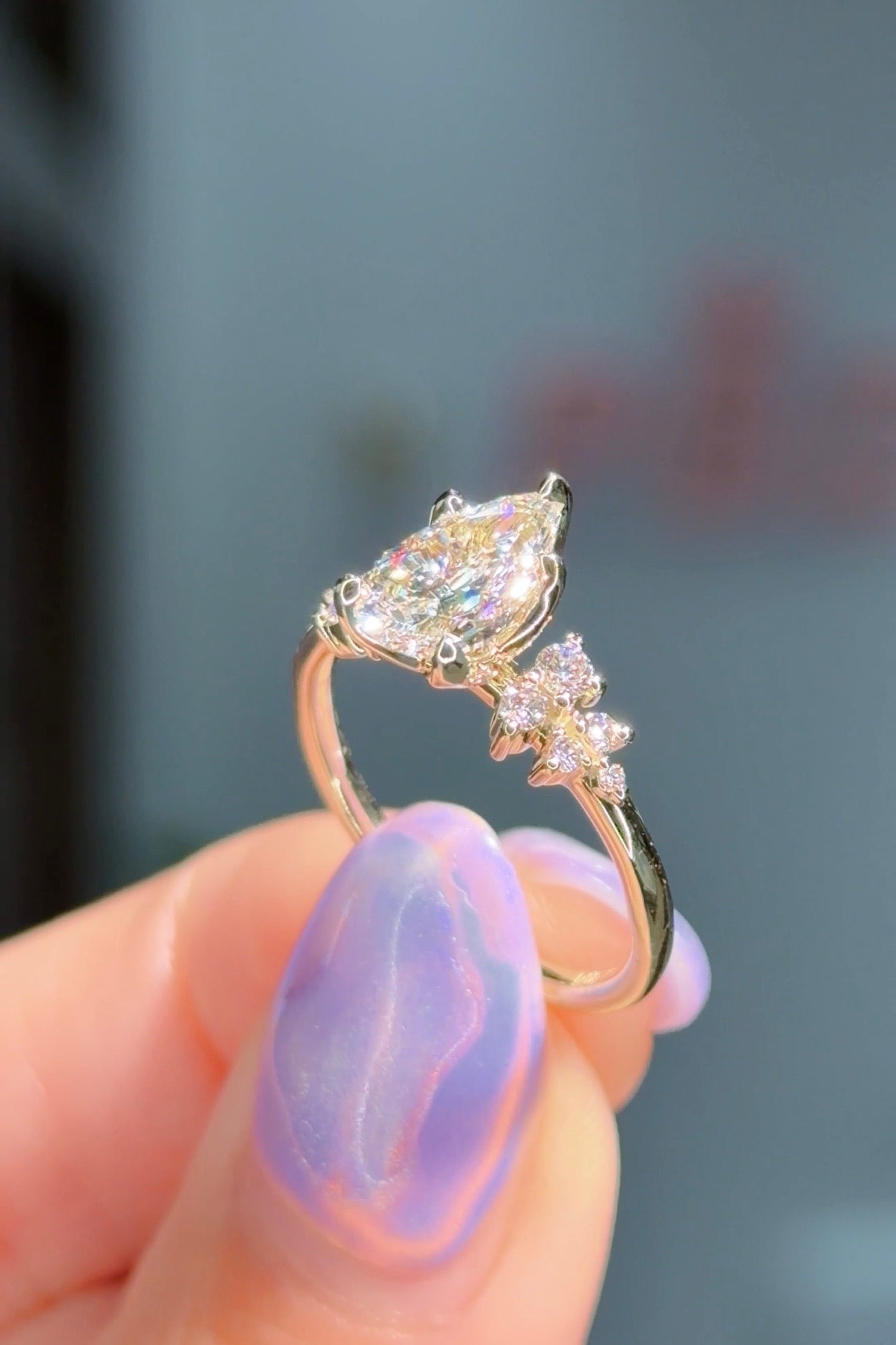 1.23ct E-VVS2 Pear Lab Diamond Nova