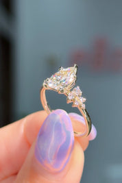 1.23ct E-VVS2 Pear Lab Diamond Nova