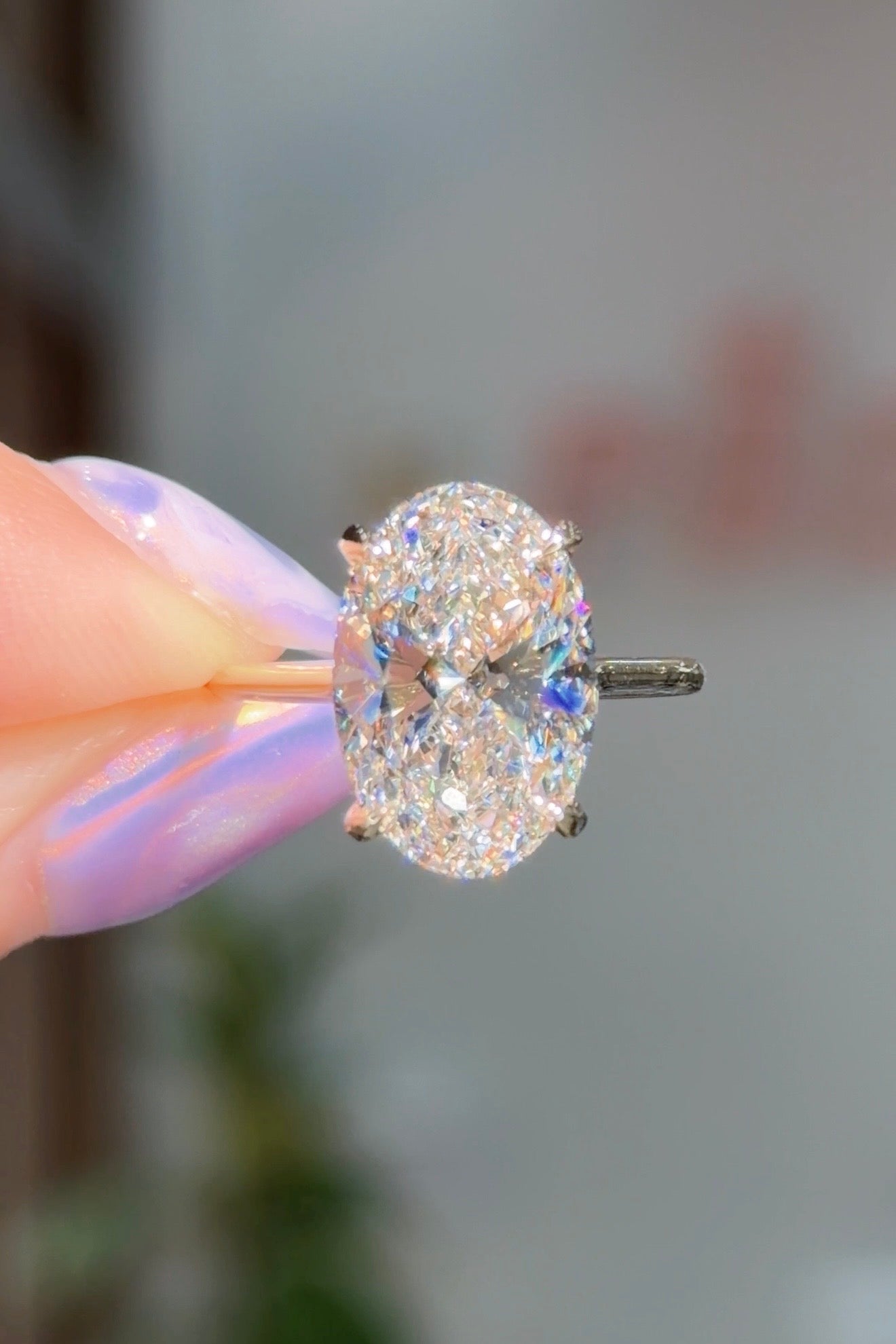 5.09ct D-VVS2 Oval Lab Diamond Alice