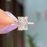 3.01ct E-VS1 Radiant Lab Diamond Isabela