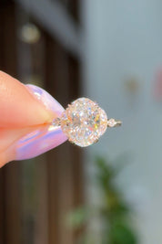 2.71ct D-VS1 Oval Lab Diamond Sarah