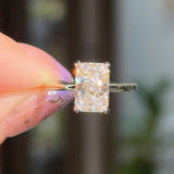 2.20ct D-VVS1 Radiant Lab Diamond Kayla
