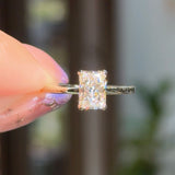 1.01ct D-VS1 Radiant Lab Diamond Kayla